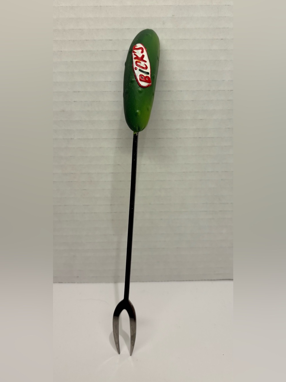 BICK’S Smiling PICKLE Promotional Fork Advertising Collectible Vintage Y2K